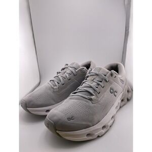 On Running Shoes Mens Size 10 Gray White Cloudflyer Helion CloudTec